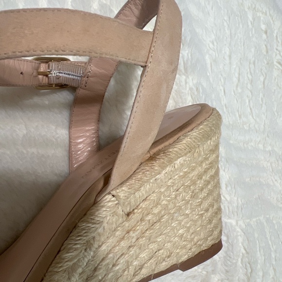 Stuart Weitzman Teddi Espadrille Wedge Sandals – Size 8.5 – EUC - Picture 7 of 13
